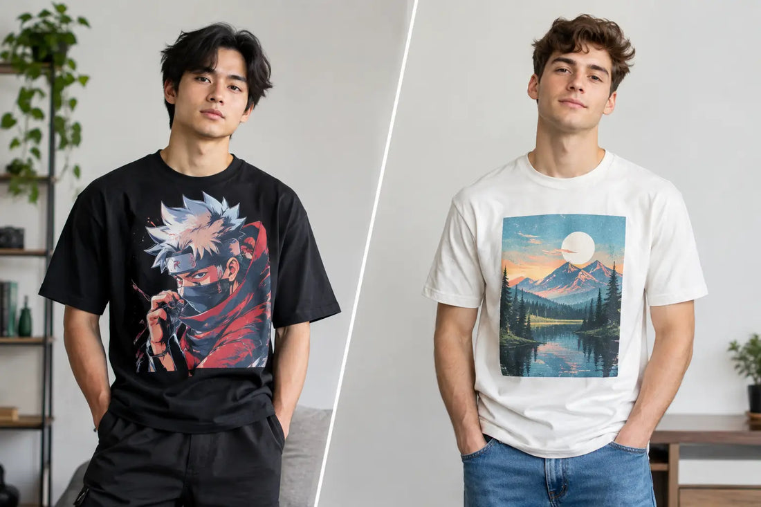 Anime Shirts vs Graphic Tees: Which Fits You?